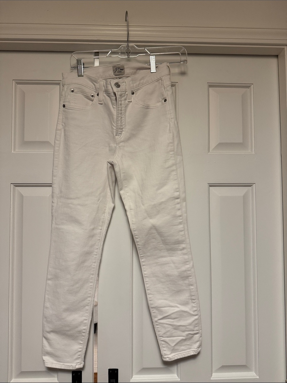J. Crew White Skinny Jeans size 27P